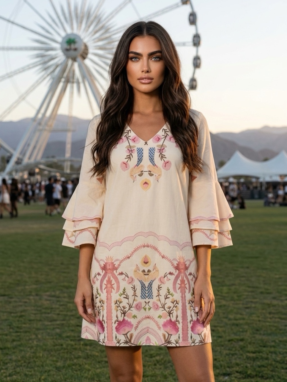 Made with Love Dress Silk Poly Blend